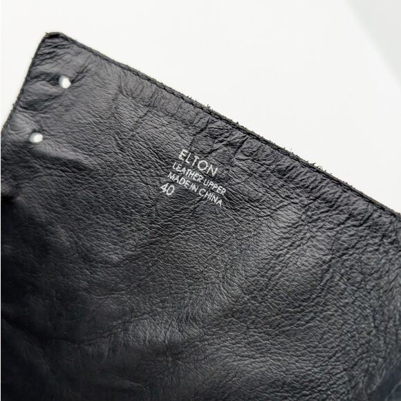 Ash Elton Platform Lug Sole Combat Boots Lace-Up Women's Black Size US9 EU40 - Picture 9 of 13